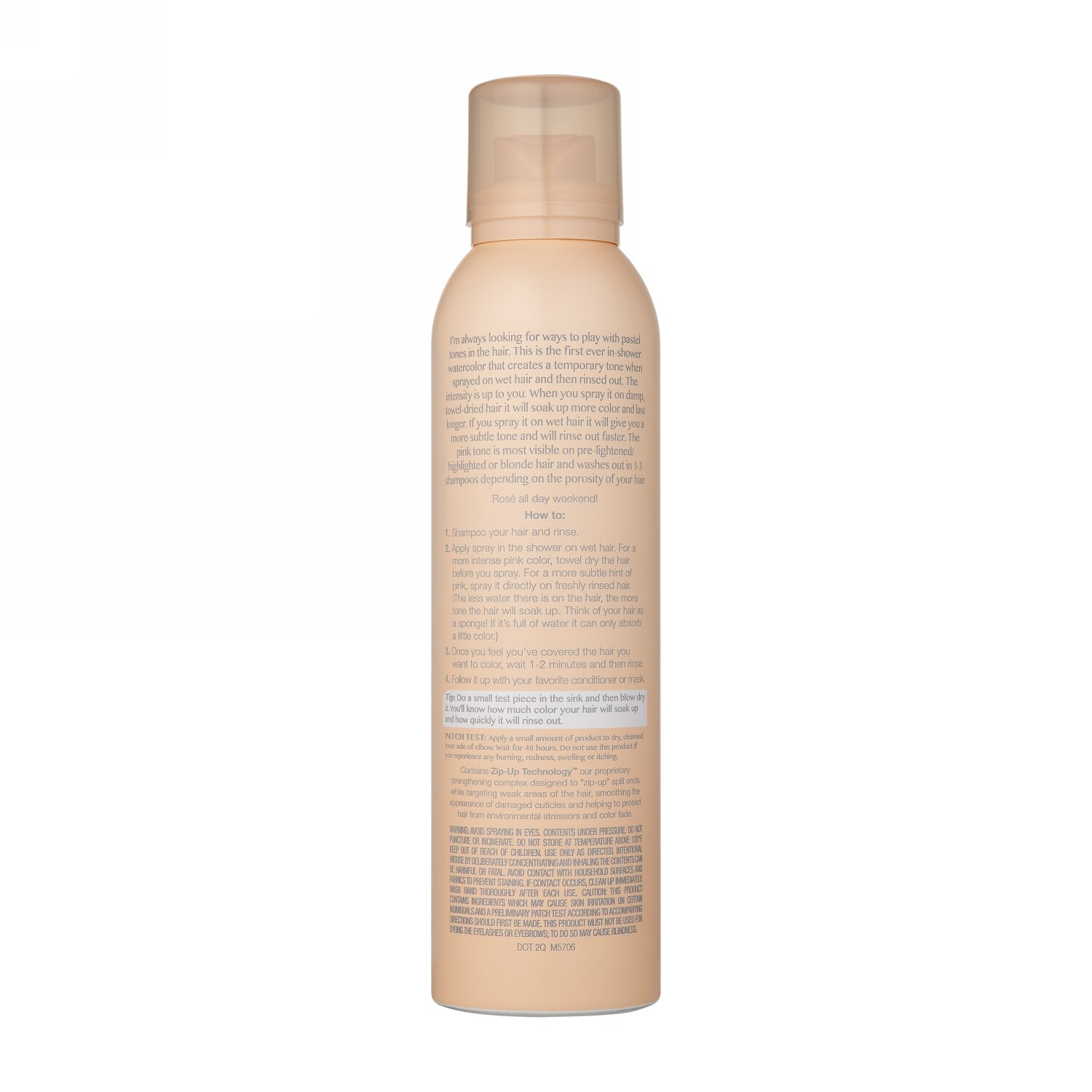 ROSE GOLD TEMPORARY TINT (TINTE TEMPORAL COLOR A BASE DE AGUA)